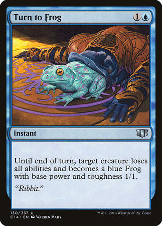Turn to Frog [Commander 2014] | Jomio and Rueliete's Cards and Comics