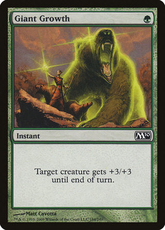 Giant Growth [Magic 2010] | Jomio and Rueliete's Cards and Comics