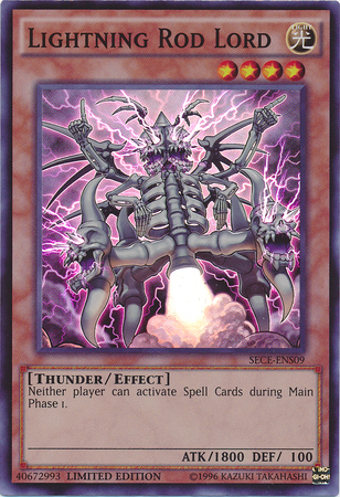 Lightning Rod Lord (SE) [SECE-ENS09] Super Rare | Jomio and Rueliete's Cards and Comics
