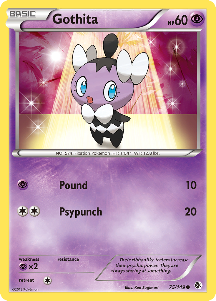 Gothita (75/149) [Black & White: Boundaries Crossed] | Jomio and Rueliete's Cards and Comics