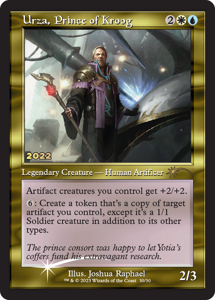 Urza, Prince of Kroog [30th Anniversary Promos] | Jomio and Rueliete's Cards and Comics