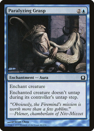 Paralyzing Grasp [Return to Ravnica] | Jomio and Rueliete's Cards and Comics
