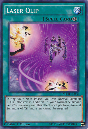 Laser Qlip [NECH-EN062] Common | Jomio and Rueliete's Cards and Comics