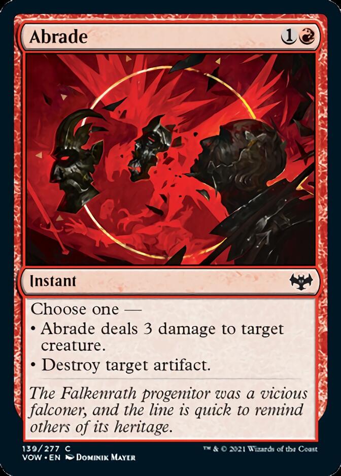 Abrade [Innistrad: Crimson Vow] | Jomio and Rueliete's Cards and Comics