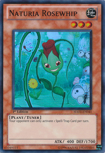 Naturia Rosewhip [HA02-EN041] Super Rare | Jomio and Rueliete's Cards and Comics