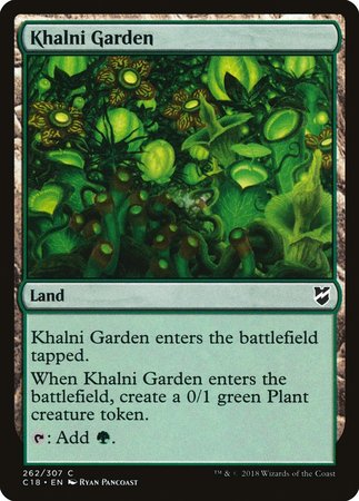 Khalni Garden [Commander 2018] | Jomio and Rueliete's Cards and Comics