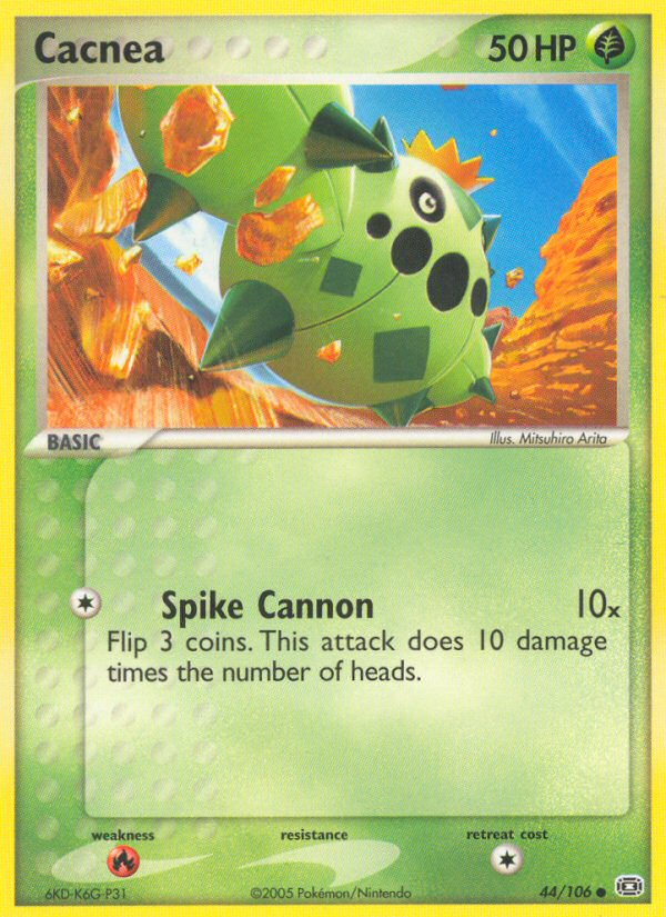 Cacnea (44/106) [EX: Emerald] | Jomio and Rueliete's Cards and Comics