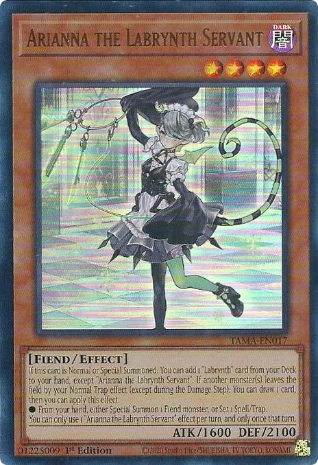 Arianna the Labrynth Servant [TAMA-EN017] Ultra Rare | Jomio and Rueliete's Cards and Comics