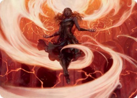 Crackle with Power Art Card [Strixhaven: School of Mages Art Series] | Jomio and Rueliete's Cards and Comics
