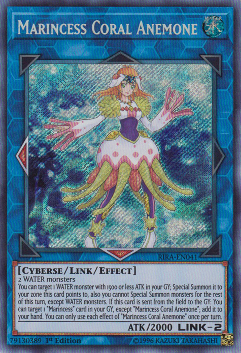 Marincess Coral Anemone [RIRA-EN041] Secret Rare | Jomio and Rueliete's Cards and Comics