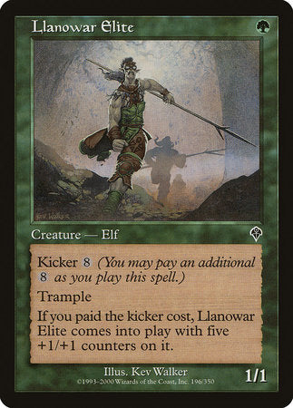 Llanowar Elite [Invasion] | Jomio and Rueliete's Cards and Comics