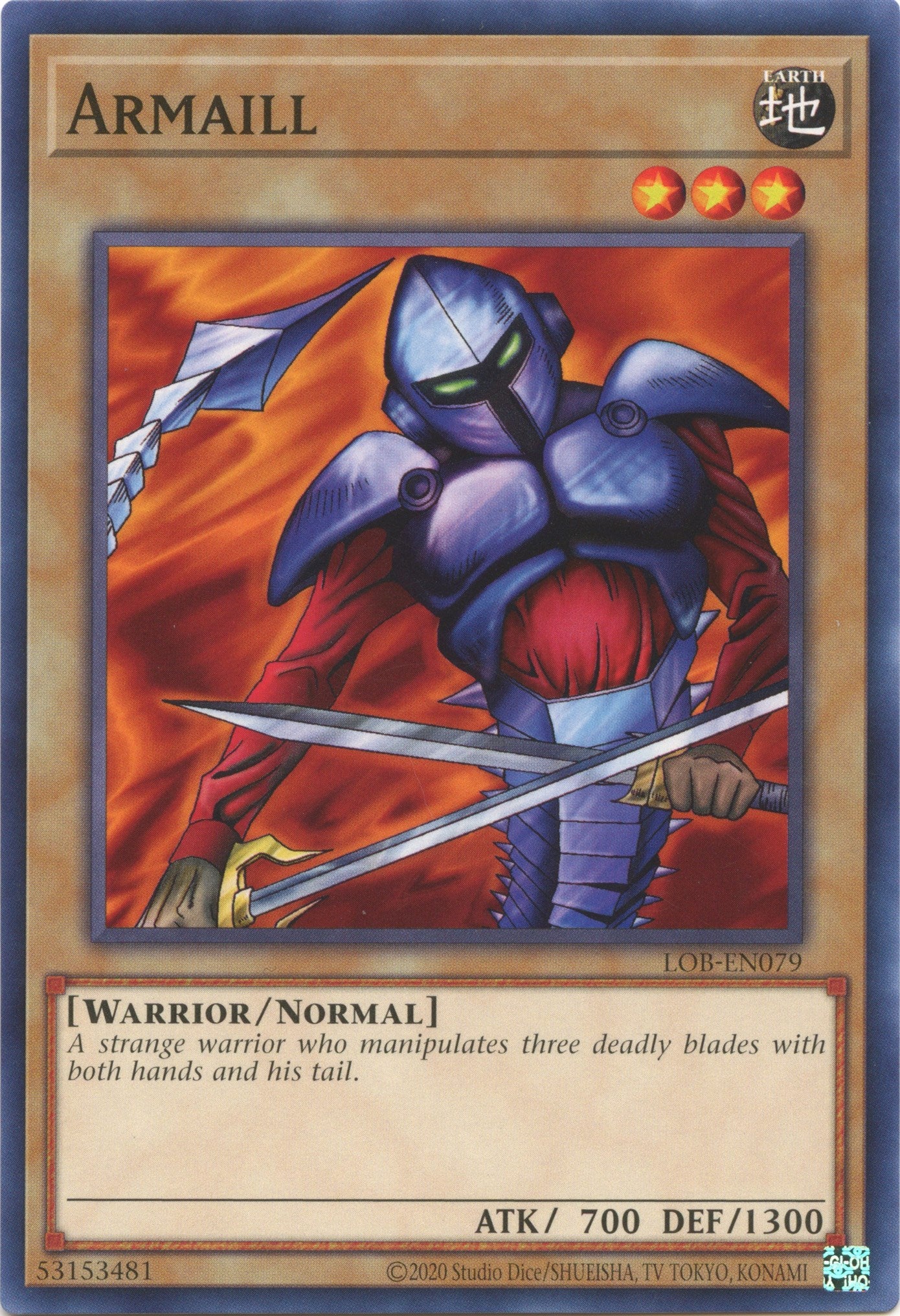 Armaill (25th Anniversary) [LOB-EN079] Common | Jomio and Rueliete's Cards and Comics