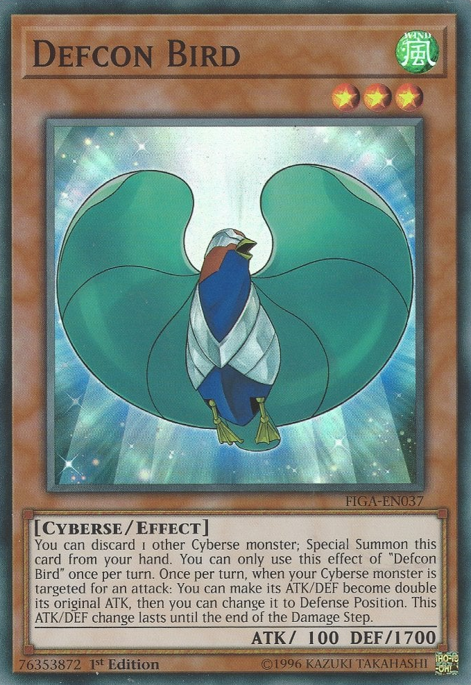 Defcon Bird [FIGA-EN037] Super Rare | Jomio and Rueliete's Cards and Comics