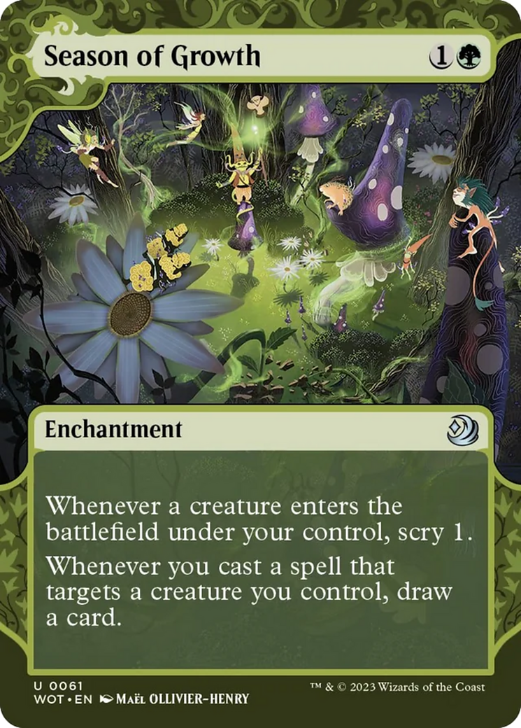 Season of Growth [Wilds of Eldraine: Enchanting Tales] | Jomio and Rueliete's Cards and Comics