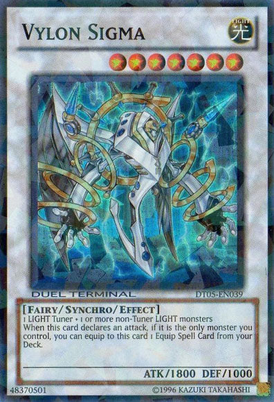Vylon Sigma [DT05-EN039] Super Rare | Jomio and Rueliete's Cards and Comics