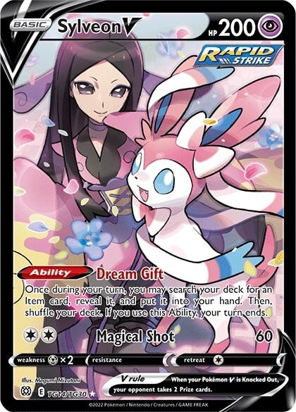 Sylveon V (TG14/TG30) [Sword & Shield: Brilliant Stars] | Jomio and Rueliete's Cards and Comics