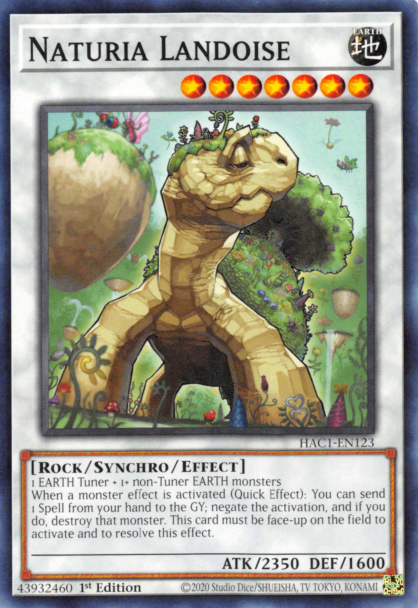 Naturia Landoise [HAC1-EN123] Common | Jomio and Rueliete's Cards and Comics