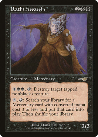 Rathi Assassin [Nemesis] | Jomio and Rueliete's Cards and Comics