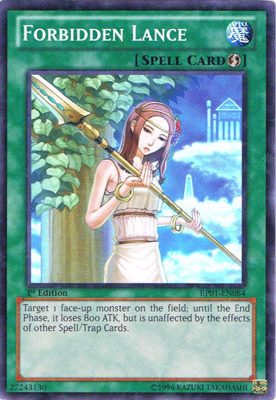 Forbidden Lance [BP01-EN084] Starfoil Rare | Jomio and Rueliete's Cards and Comics