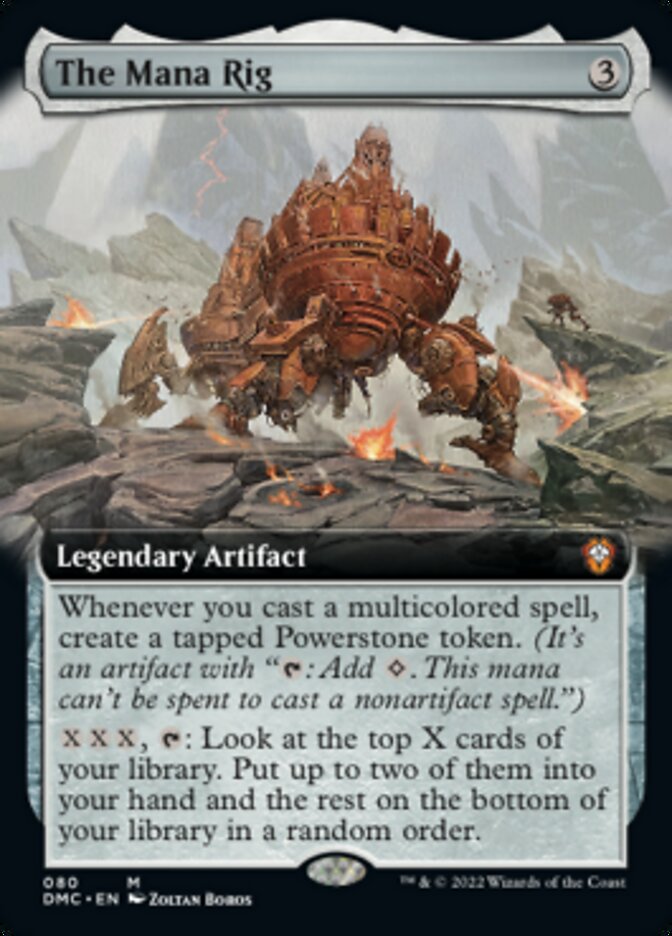 The Mana Rig (Extended Art) [Dominaria United Commander] | Jomio and Rueliete's Cards and Comics