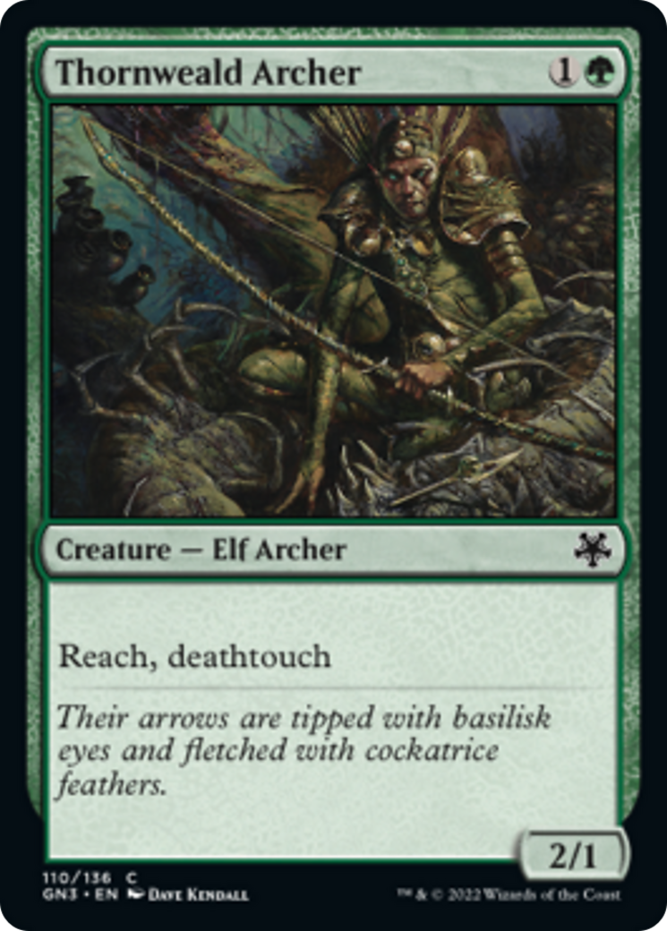 Thornweald Archer [Game Night: Free-for-All] | Jomio and Rueliete's Cards and Comics