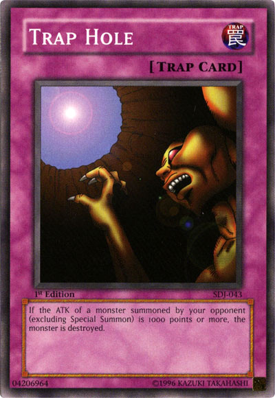 Trap Hole [SDJ-043] Common | Jomio and Rueliete's Cards and Comics