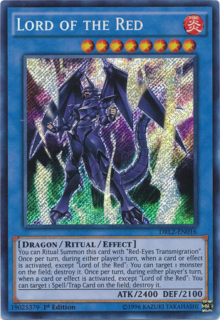 Lord of the Red [DRL2-EN016] Secret Rare | Jomio and Rueliete's Cards and Comics