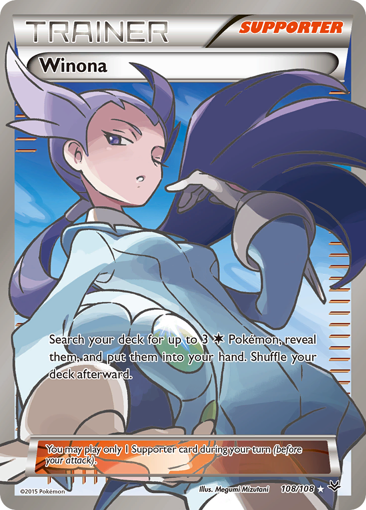 Winona (108/108) [XY: Roaring Skies] | Jomio and Rueliete's Cards and Comics