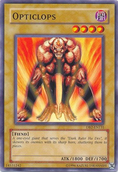 Opticlops [DB2-EN131] Common | Jomio and Rueliete's Cards and Comics
