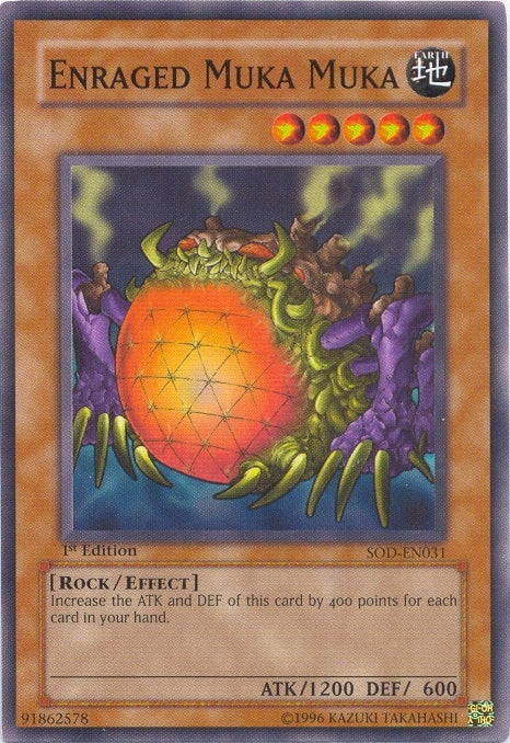 Enraged Muka Muka [SOD-EN031] Common | Jomio and Rueliete's Cards and Comics