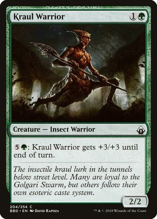 Kraul Warrior [Battlebond] | Jomio and Rueliete's Cards and Comics