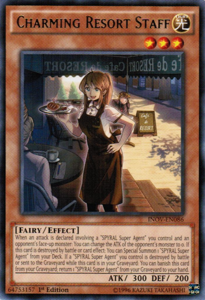 Charming Resort Staff [INOV-EN086] Rare | Jomio and Rueliete's Cards and Comics