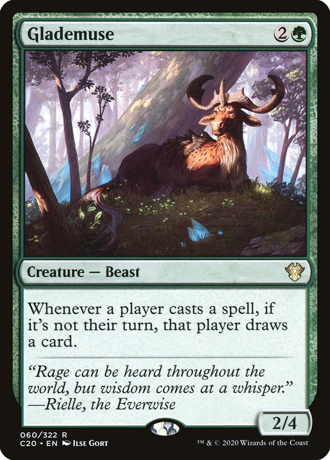 Glademuse [Commander 2020] | Jomio and Rueliete's Cards and Comics