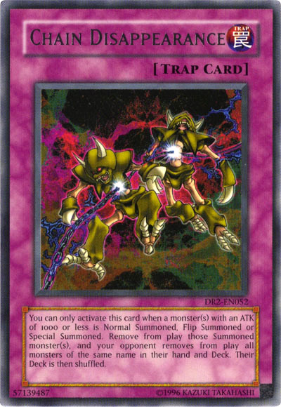 Chain Disappearance [DR2-EN052] Rare | Jomio and Rueliete's Cards and Comics