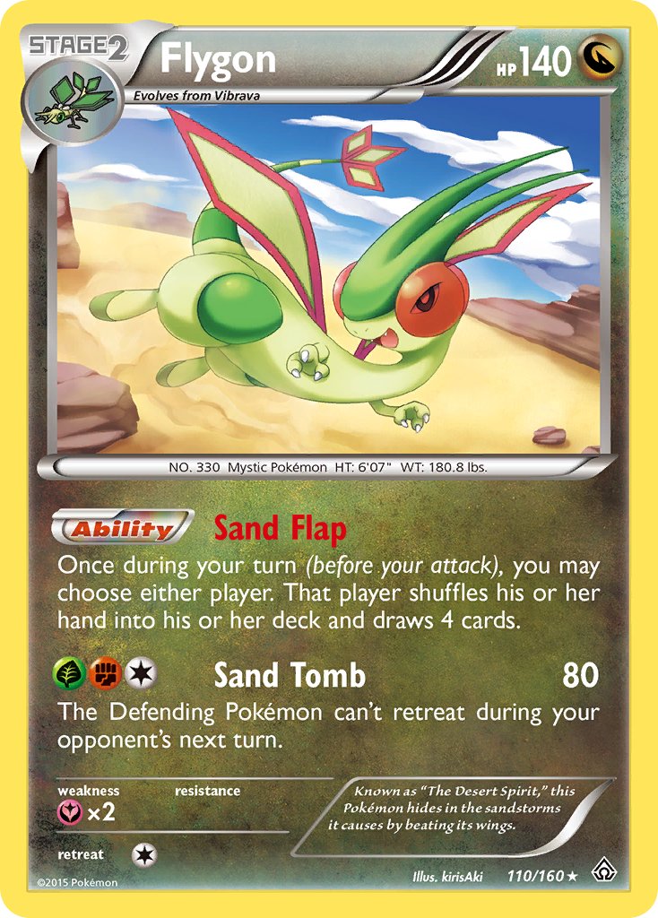 Flygon (110/160) (Cosmos Holo) (Blister Exclusive) [XY: Primal Clash] | Jomio and Rueliete's Cards and Comics