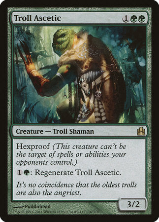 Troll Ascetic [Commander 2011] | Jomio and Rueliete's Cards and Comics