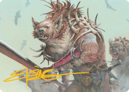 Gnoll Art Card (Gold-Stamped Signature) [Dungeons & Dragons: Adventures in the Forgotten Realms Art Series] | Jomio and Rueliete's Cards and Comics