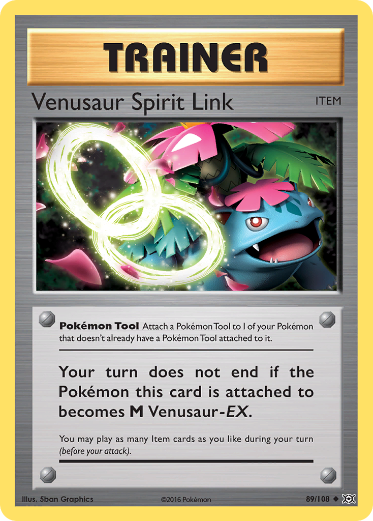 Venusaur Spirit Link (89/108) [XY: Evolutions] | Jomio and Rueliete's Cards and Comics