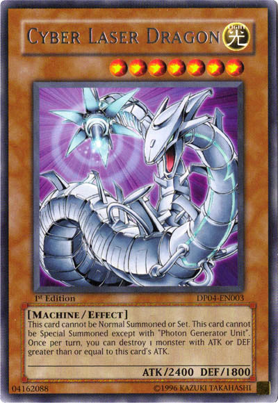 Cyber Laser Dragon [DP04-EN003] Rare | Jomio and Rueliete's Cards and Comics