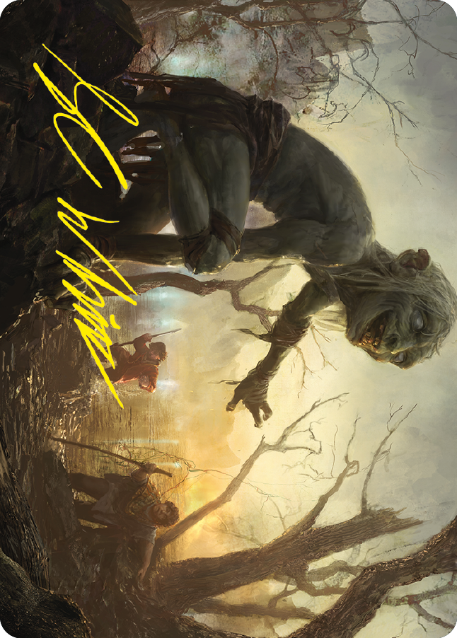 Smeagol, Helpful Guide Art Card (Gold-Stamped Signature) [The Lord of the Rings: Tales of Middle-earth Art Series] | Jomio and Rueliete's Cards and Comics