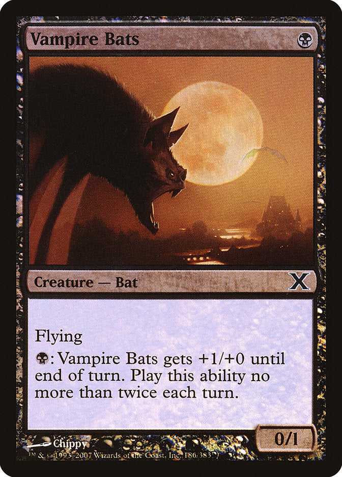 Vampire Bats (Premium Foil) [Tenth Edition] | Jomio and Rueliete's Cards and Comics