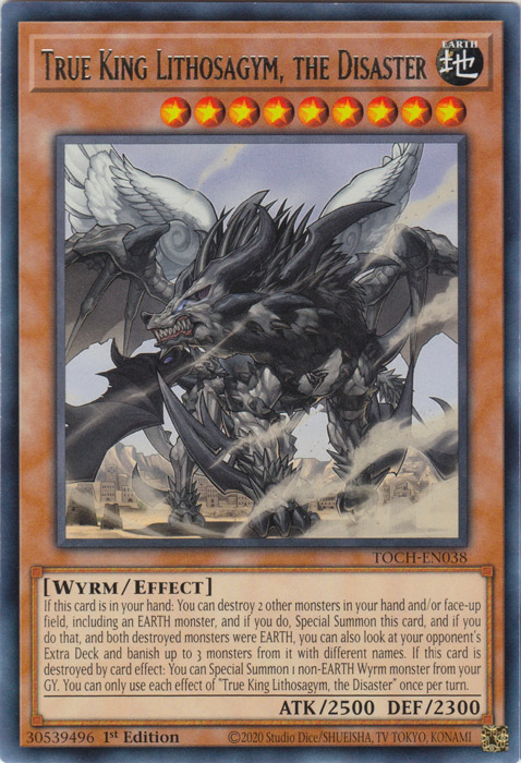 True King Lithosagym, the Disaster [TOCH-EN038] Rare | Jomio and Rueliete's Cards and Comics