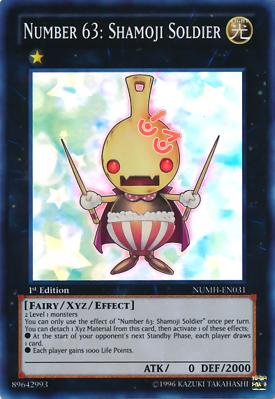Number 63: Shamoji Soldier [NUMH-EN031] Super Rare | Jomio and Rueliete's Cards and Comics