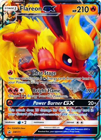 Flareon GX (SM171) (Jumbo Card) [Sun & Moon: Black Star Promos] | Jomio and Rueliete's Cards and Comics