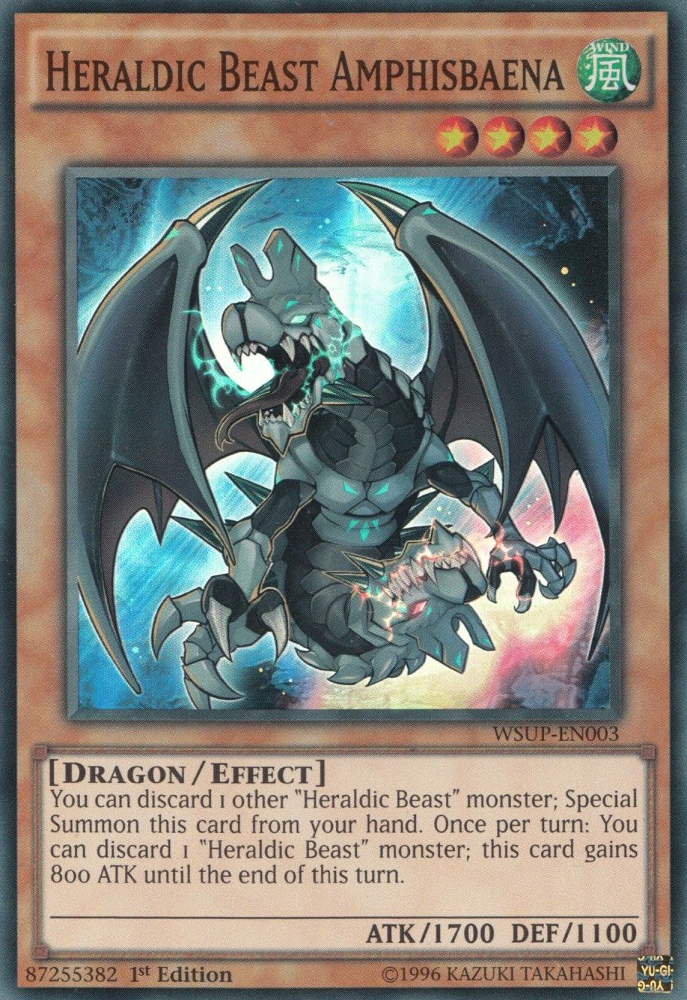 Heraldic Beast Amphisbaena [WSUP-EN003] Super Rare | Jomio and Rueliete's Cards and Comics