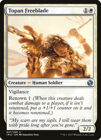 Topan Freeblade [Iconic Masters] | Jomio and Rueliete's Cards and Comics