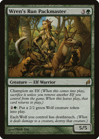 Wren's Run Packmaster [Lorwyn] | Jomio and Rueliete's Cards and Comics