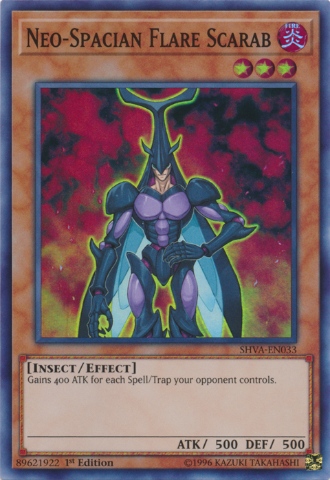 Neo-Spacian Flare Scarab [SHVA-EN033] Super Rare | Jomio and Rueliete's Cards and Comics