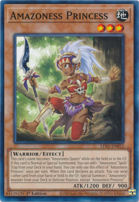 Amazoness Princess [LDS1-EN022] Common | Jomio and Rueliete's Cards and Comics