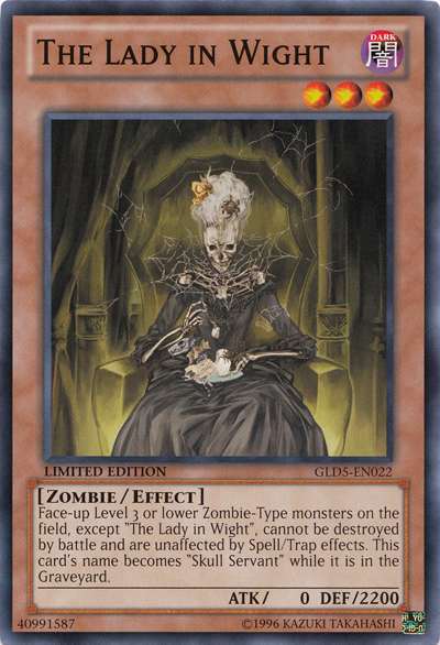 The Lady in Wight [GLD5-EN022] Common | Jomio and Rueliete's Cards and Comics